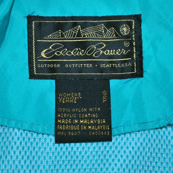 Vintage Eddie Bauer Packable Windbreaker Jacket Size Small - Picture 3 of 12